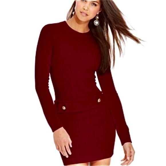 #D13. iZ Byer Sweater Dress - Picture 2 of 7
